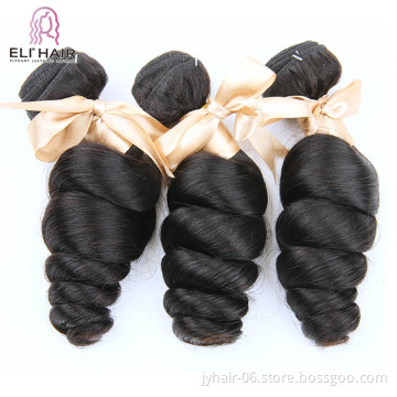 Virgin human hair that last more than 2 years no tangle no shed brazilian hair bundles wave ian loose wave hair